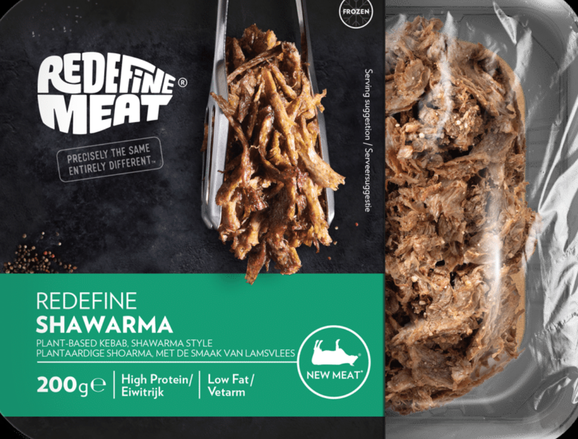 Enhance your pitta, laffa and couscous with Redefine Meat’s Shwarma, now sold in Ocado